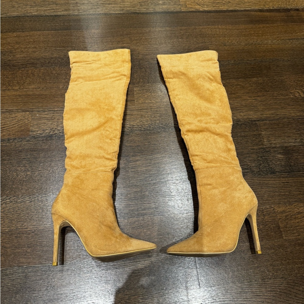 Knee-high boots from fashion nova